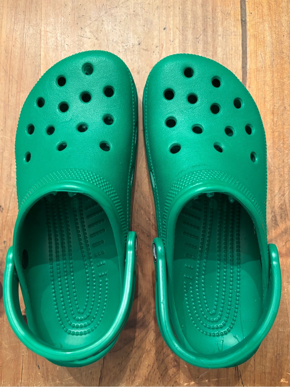 Green Classic Crocs